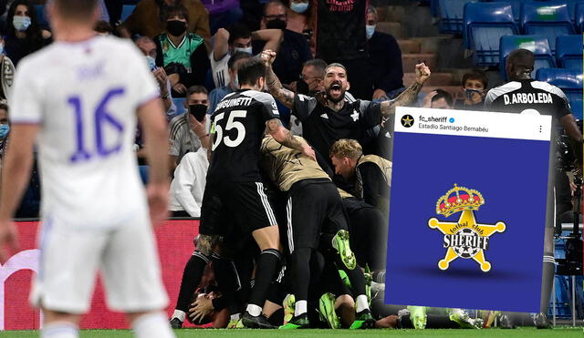Sheriff en las dos primera fechas de la Champions ha vencido al Shakhtar y Real Madrid. Foto: AFP
