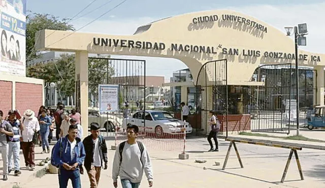 Campus. Universidad de Ica lleva tres años sin poder convocar procesos de admisión. Foto: difusión