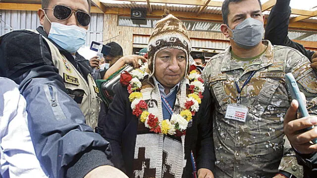 En llalymayo. Premier hizo visita de trabajo a Puno. Foto: Juan Carlos Cisneros/ La República