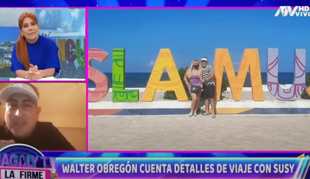 Walter Obregón afirma que solo son rumores los 'ampays' con chicas misteriosas. Foto: Magaly TV La Firme