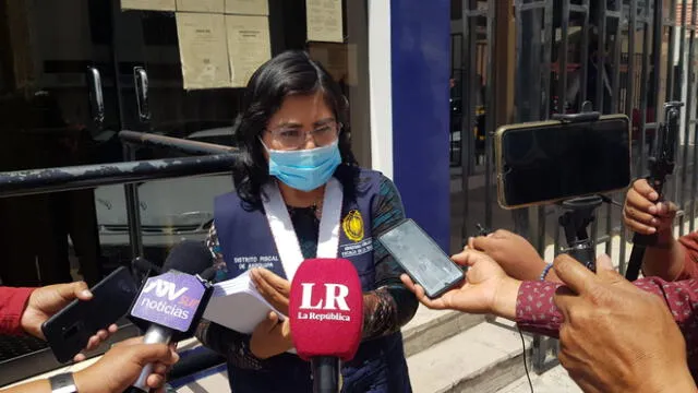 Fiscal de Familia Yenny Vargas Mamani brindó declaraciones sobre caso este miércoles. Foto: Alexis Choque/ URPI