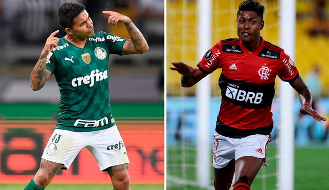 Palmeiras vs. Flamengo se medirán por primera vez en una final de la Copa Libertadores. Foto: composición/EFE
