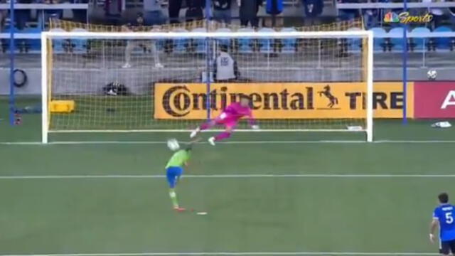 Raúl Ruidíaz puso el 2-0 para el Seattle Sounders. Foto: Captura MLS