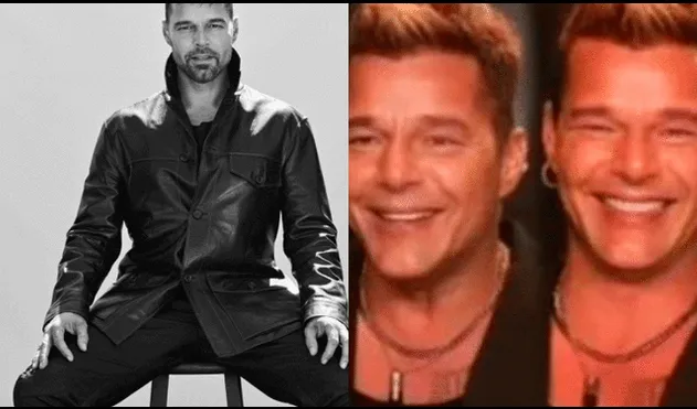 El cambio de rostro de Ricky Martin durante una entrevista sorprendió a sus miles de seguidores. Foto: Ricky Martin/Instagram/captura Twitter.