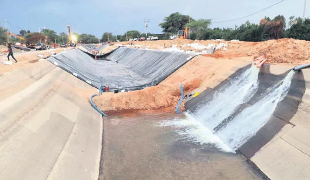 Canal Daniel Escobar dejó sin agua a Piura, en el 2019. Foto: La República