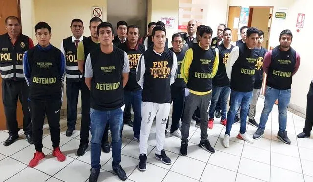 Diez investigados cumplen prisión preventiva de 24 meses en el penal de Chiclayo. Foto: Radio Primavera / Facebook