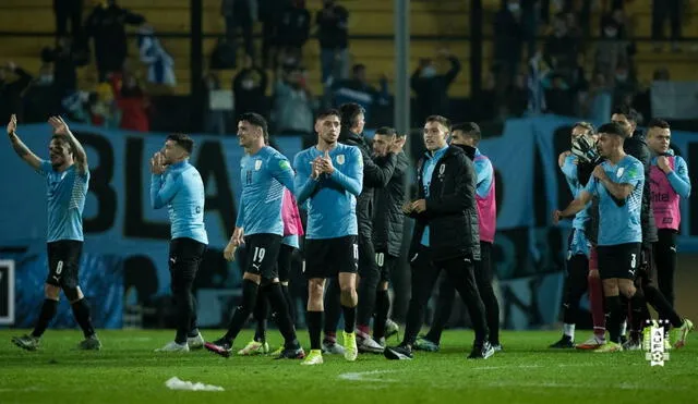 La selección uruguaya se encuentra en el tercer puesto de la tabla de posiciones con 15 puntos. Foto: @uruguay