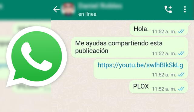 Esta jerga usada en WhatsApp y otras redes sociales significa 'por favor'. Foto: composición La República