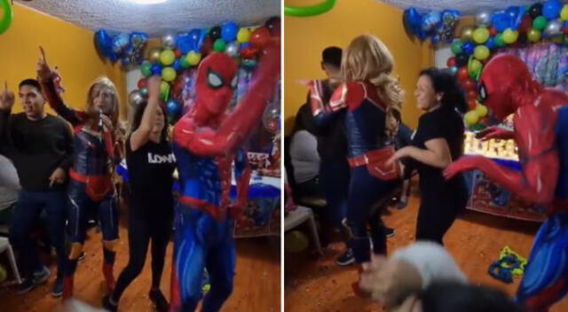 Madre peruana sorprende a invitados por saber las coreografías de TikTok en fiesta infantil