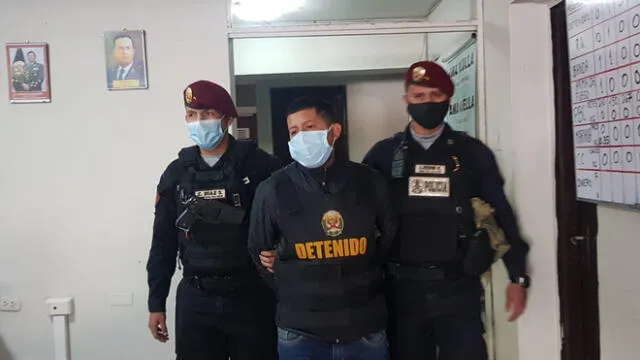 Detenido responde al nombre de Diego Armando Nuñez Chuquihuanca. Foto:  Johann Klug / URPI-LR