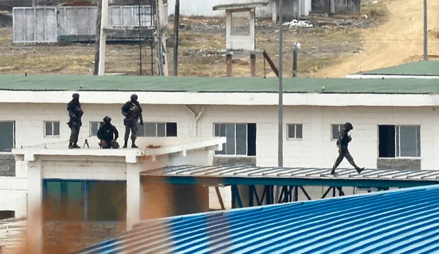 Los efectivos neutralizaron la acción y se “mantiene el control” de la penitenciaría, dijo la Policía. Foto: AFP