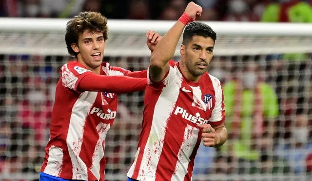 Luis Suárez anotó su quinto gol en la presente temporada con el Atlético de Madrid. Foto: Fox Soccer.