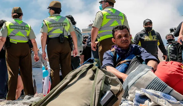 Iquique ha sido epicentro de manifestaciones por la crisis migratoria en Chile. Foto: EFE