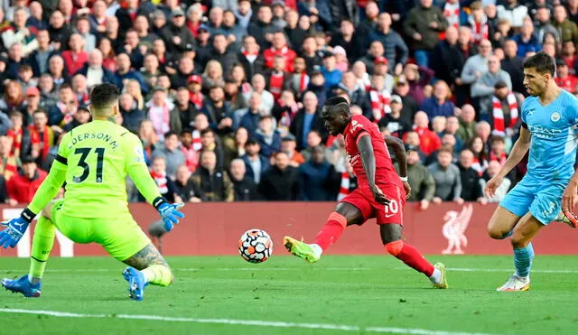 Sadio Mané puso el 1-0 tras un pase de Salah. Foto: ESPN