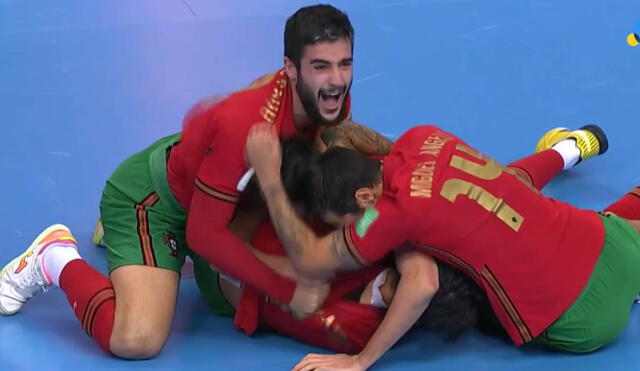 Portugal se corona campeón del mundo de Futsal en Lituania. Foto: captura video TV Pública