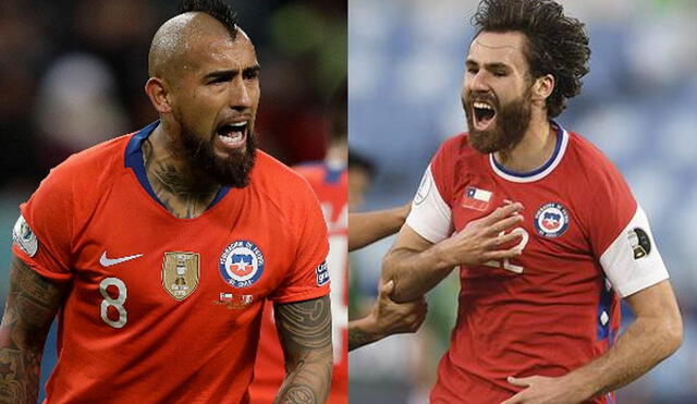 Arturo Vidal se perderá el duelo ante Perú por acumulación de tarjetas amarillas. Fotos: EFE/AFP