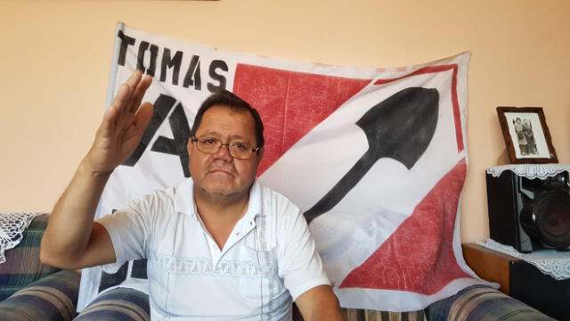 Miembro del comité político de Acción Popular, Tomas Gonzáles, da cuenta sobre precandidatos en Arequipa. Foto: URPI / Alexis Choque