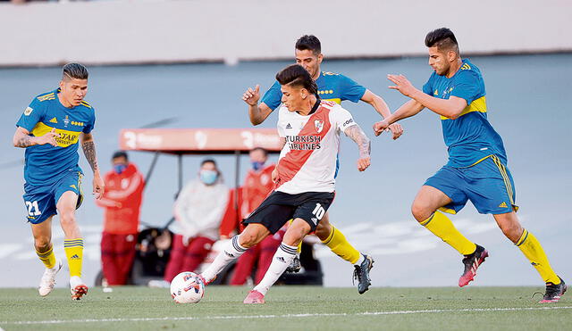 Un ‘león’. Zambrano anotó su segundo gol con Boca. Ahora se sumará a la selección peruana. Foto: difusión