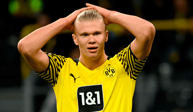 Erling Haaland es el actual goleador del Borussia Dortmund de Alemania. Foto: AFP