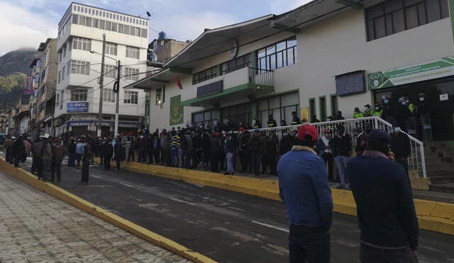 Manifestación en la ciudad de Cutervo se había anunciado algunos días antes. Foto: Facebook.