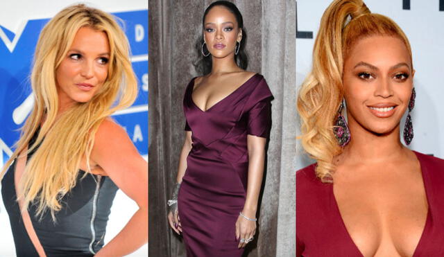 Britney Spears, Rihanna y Beyonce son algunas de las famosas que han tenido riñas con sus padres. Foto: Composición LR/ difusión / AF