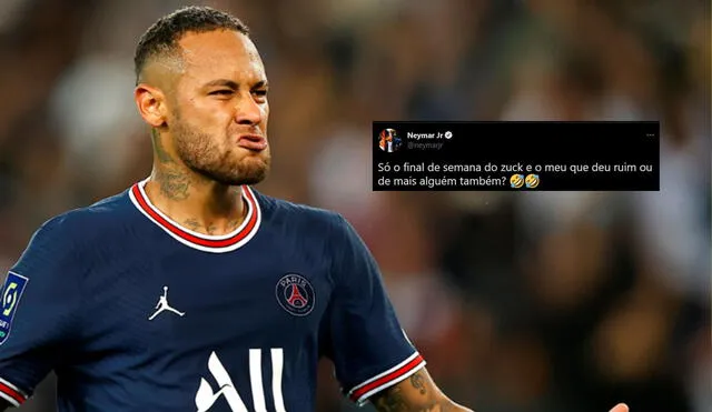 Neymar fue titular en el partido contra Rennes. Foto: EFE/IAN LANGSDON
