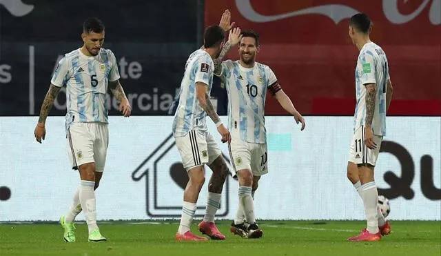 La selección argentina disputará tres cotejos definitorios contra sus similares de Paraguay, Uruguay y Perú, Foto: TyC Sports