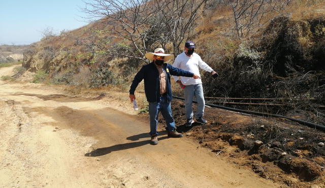 Los comuneros advierten la alteración de los ecosistemas en el lugar. Foto: Comunidad de Máncora