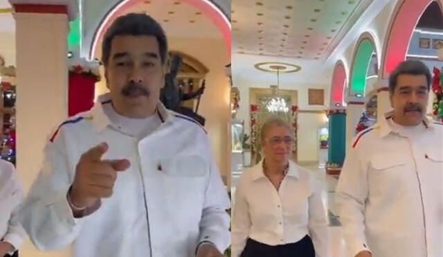 Nicolás Maduro oficializa la llegada de la navidad en Venezuela por medio de un video de Twitter. Foto: captura video/@NicolasMaduro/Twitter