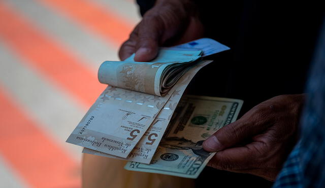 En Venezuela ahora tienen un nuevo cono monetario de bolívares que combinan con dólares. Foto: EFE