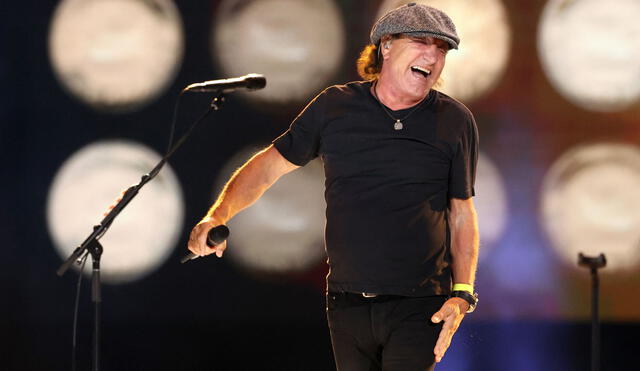 Brian Johnson: En efemérides de hoy, 5 de octubre, nació el vocalista de la banda AC/DC. Foto: Kevin Winter/AFP