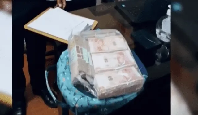 Pareja depositó una parte del dinero en la cuenta de la joven. Foto: Latina noticias/captura