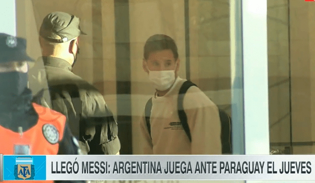 Lionel Messi se sumó a la selección Argentina para disputar las eliminatorias. Foto: captura ESPN