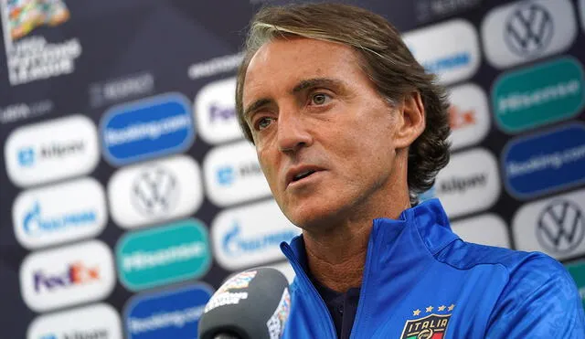 Roberto Mancini lleva cuatro años dirigiendo a Italia. Foto: FIGC