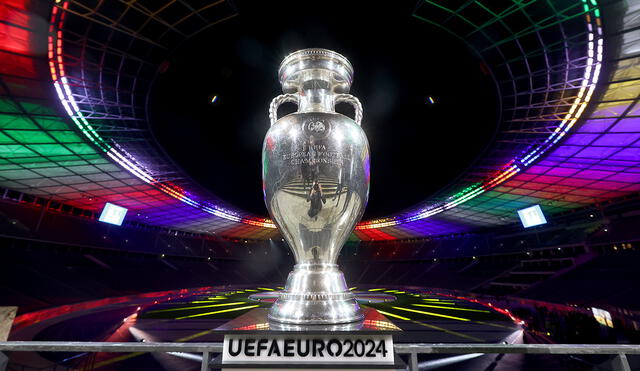 El Estadio Olímpico de Berlín, escenario de grandes partidos de fútbol, fue seleccionado para la presentación. Foto: UEFA Euro 2024
