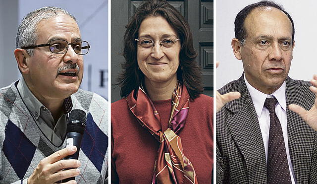 Terna del ejecutivo. Germán Alarco, Roxana Barrantes y José Távara serán los directores en representación del Ejecutivo. Foto: Virgilio Grajeda/composicIón LR