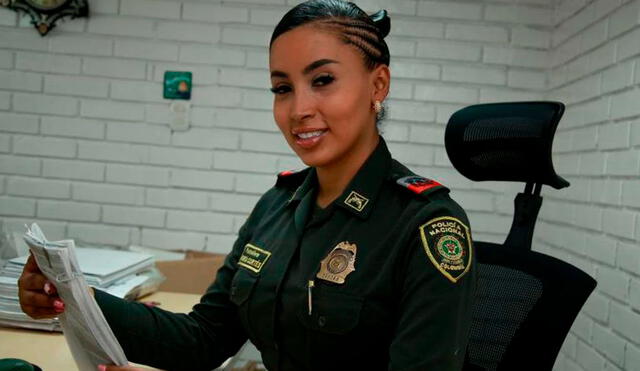 Andrea Cortés descubrió su vocación de servicio a la comunidad durante su etapa como auxiliar de la Policía. Foto: El Tiempo