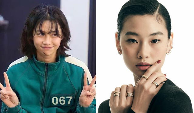 Jung debutó como actriz con Squid game, el boom de Netflix. Foto: composición/@hoooooyeony/Instagram/Naver