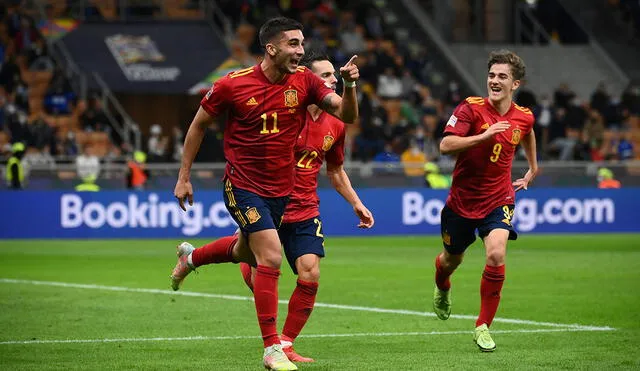 España jugará la final de la UEFA Nations League. Están a la espera del ganador de la llave entre Bélgica y Francia. Foto: AFP
