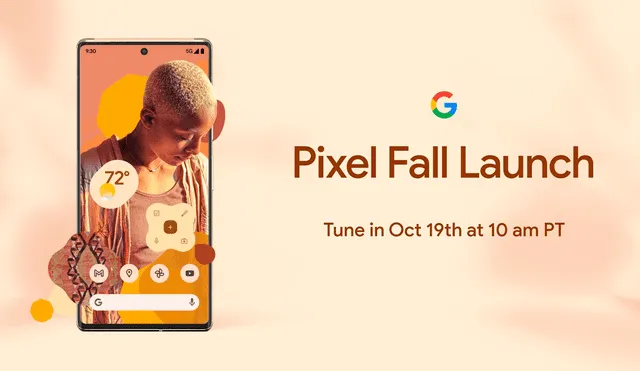 No te pierdas del evento. Estará disponible a través de YouTube o la página principal del Pixel 6. Foto: Google