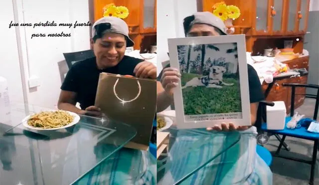 El joven cautivó a miles de cibernautas con su conmovedora reacción al descubrir el regalo. Foto: captura de TikTok