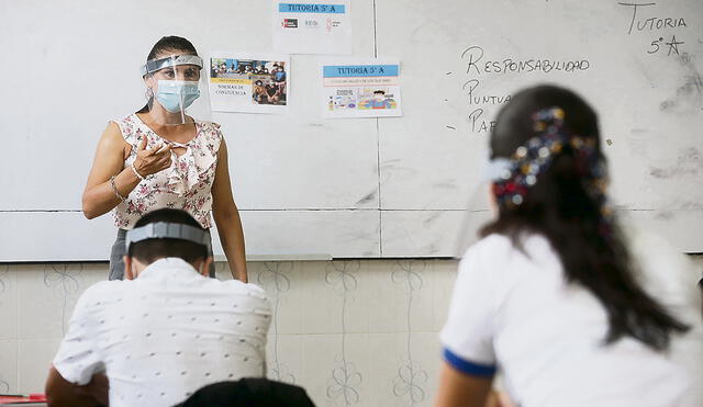 Pedido. Los docentes han aumentado sus horas de labores durante la pandemia de la COVID-19. Foto: difusión
