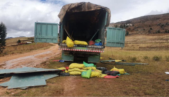 Delincuentes aprovechan la poca vigilancia de la carretera para cometer sus robos. Foto: Prensa Huamachuco