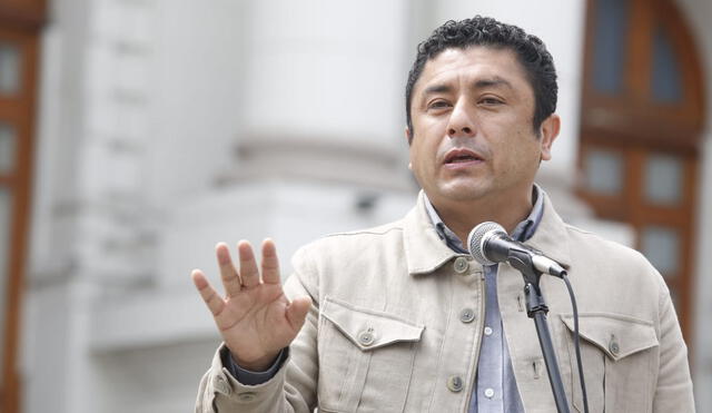 El legislador de Perú Libre considera que no hay ningún nombre del gabinete que genere dudas a la izquierda. Foto: Carlos Felix/La República