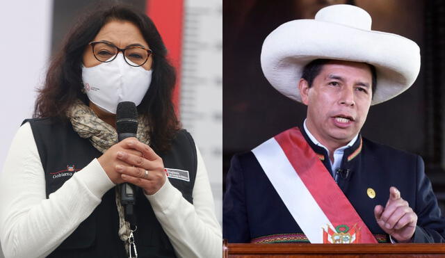 Violeta Bermúdez se pronunció sobre la decisión del presidente Pedro Castillo de designar a Mirtha Vásquez como jefa de la PCM. Foto: composición/PCM/Presidencia