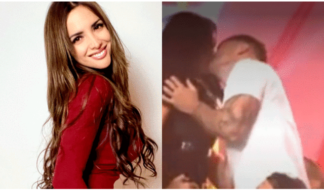 Rosángela Espinoza y Pancho Rodríguez terminaron parodia musical con beso en Esto es guerra. Foto: Rosángela Espinoza/Instagram/Captura América TV
