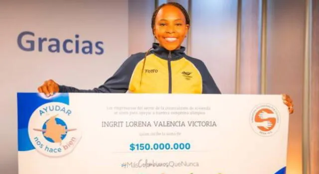Después de ser estafada, la medallista Íngrid Valencia recibió una millonaria donación del Gobierno para comprar su casa propia. Foto: EFE