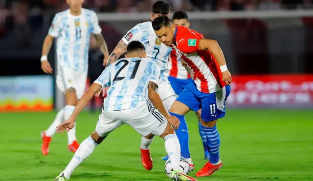 Argentina y Paraguay empataron 1-1 en la primera rueda de estas eliminatorias. Foto: EFE