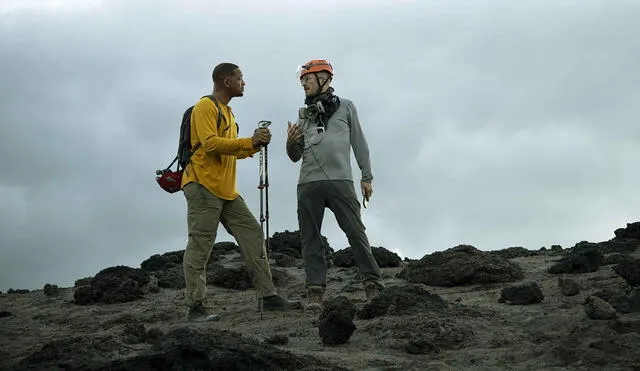 Will Smith y Darren Aronofsky en Bienvenidos a la Tierra. Foto: National Geographic