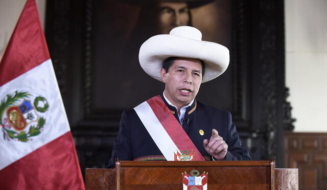 Pedro Castillo anunció la recomposición del gabinete ministerial a través de un mensaje a la Nación el 6 de octubre. Foto: Presidencia